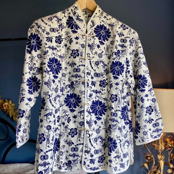 Chinese Mandarin Collar Light Jacket - Picture 7 of 14